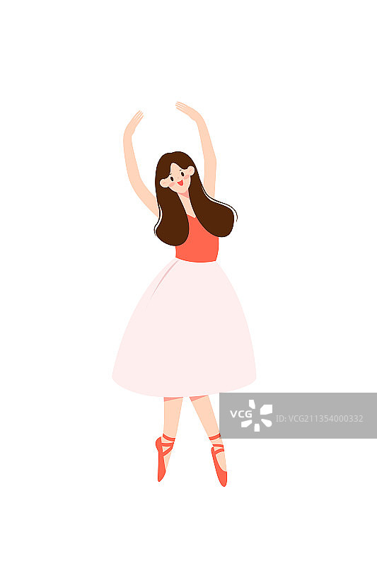 舞蹈芭蕾舞女性矢量图图片素材