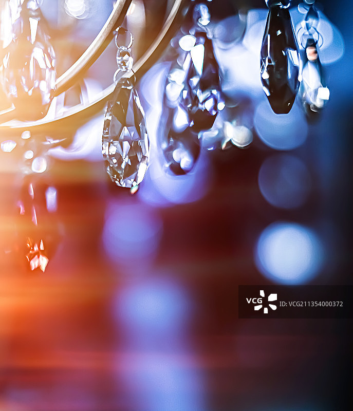 枝形吊灯特写图片素材