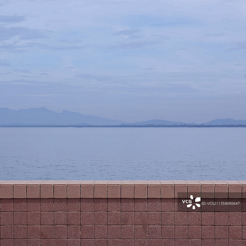 马来西亚槟城岛湖光天色美景图片素材