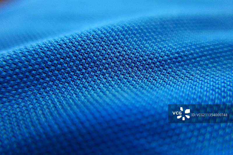 蓝色织物的全画幅镜头图片素材