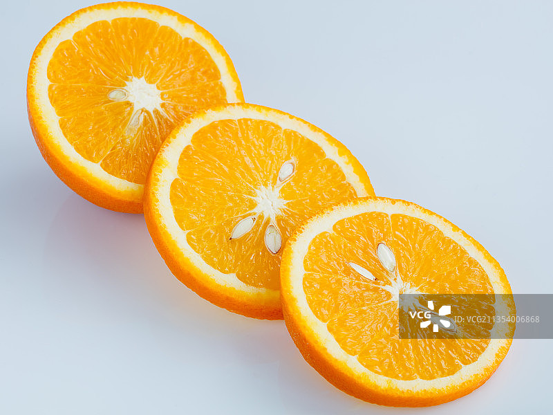 橙子切片特写图片素材