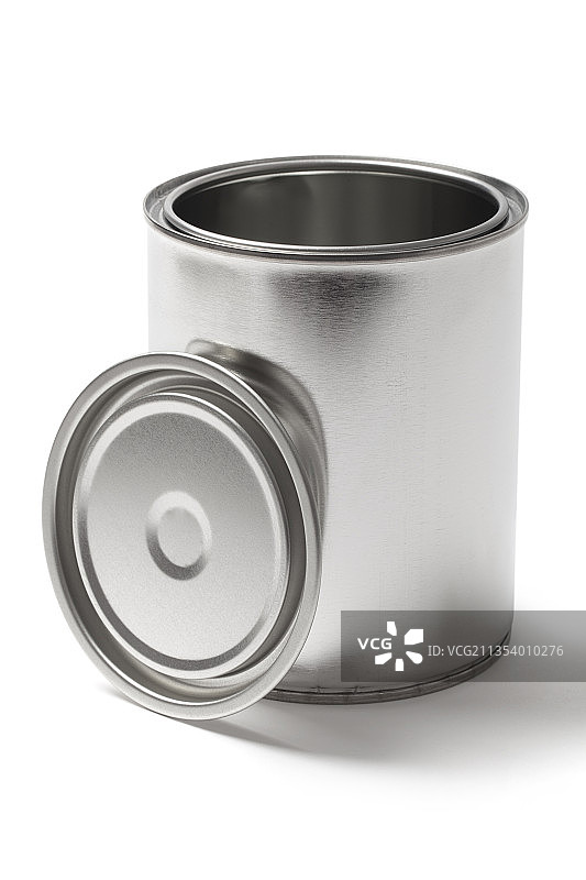 白色背景上的容器特写图片素材