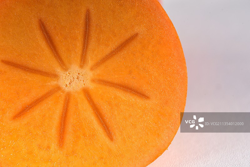 白色背景下的木瓜特写，法国图片素材