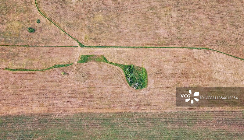 农田鸟瞰图图片素材