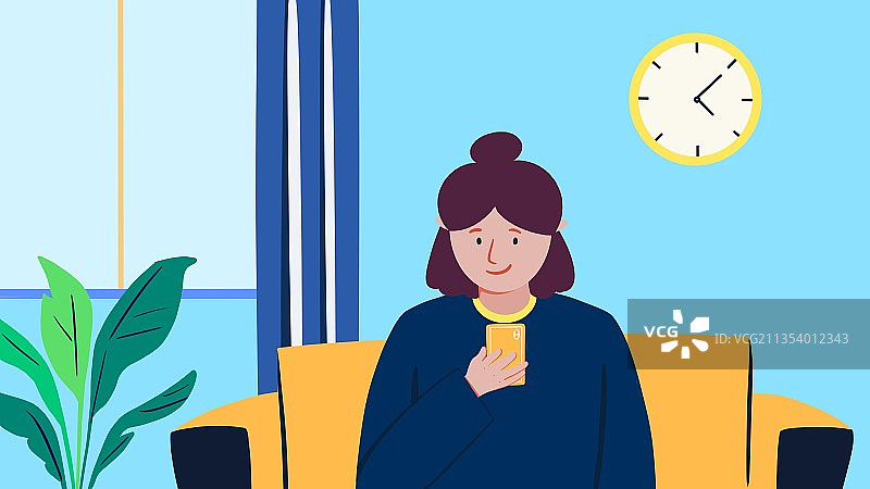 扁平风插画图片素材