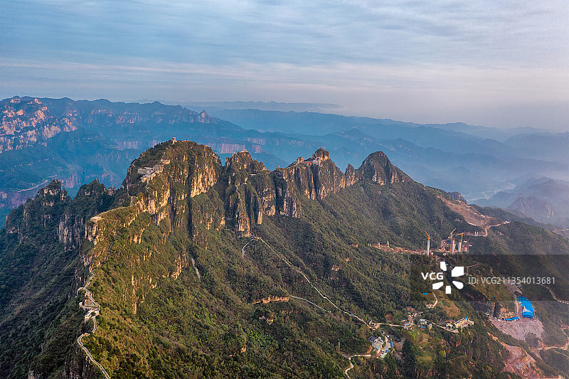 河南新乡轿顶山风光图片素材