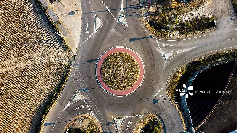城市公路鸟瞰图图片素材