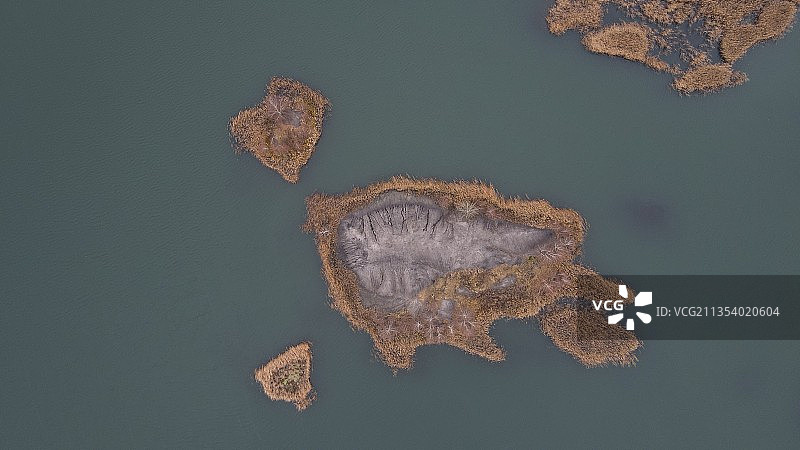 俄罗斯岛屿航拍图片素材