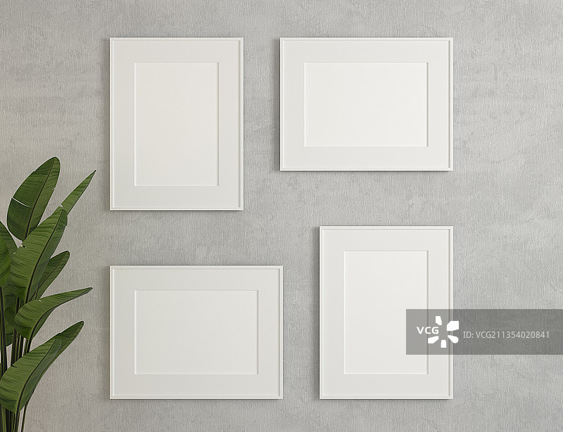 3D海报框架模型图片素材