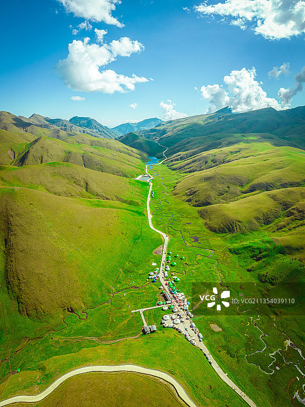 云南会泽大海草山图片素材
