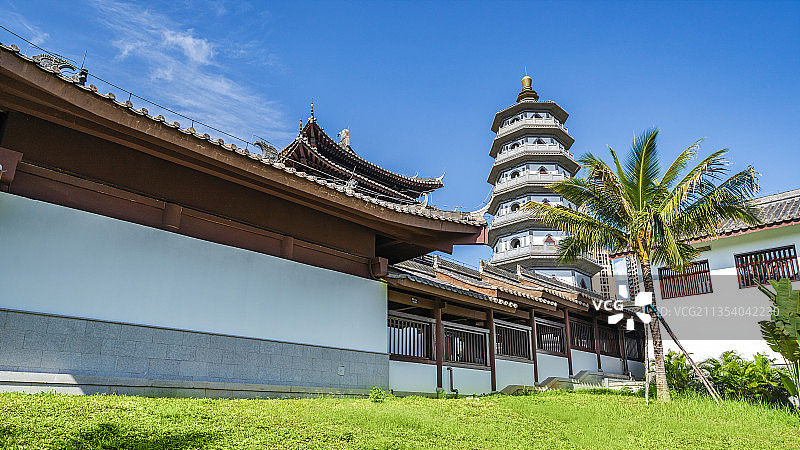 海南省海口市琼山区明昌塔图片素材