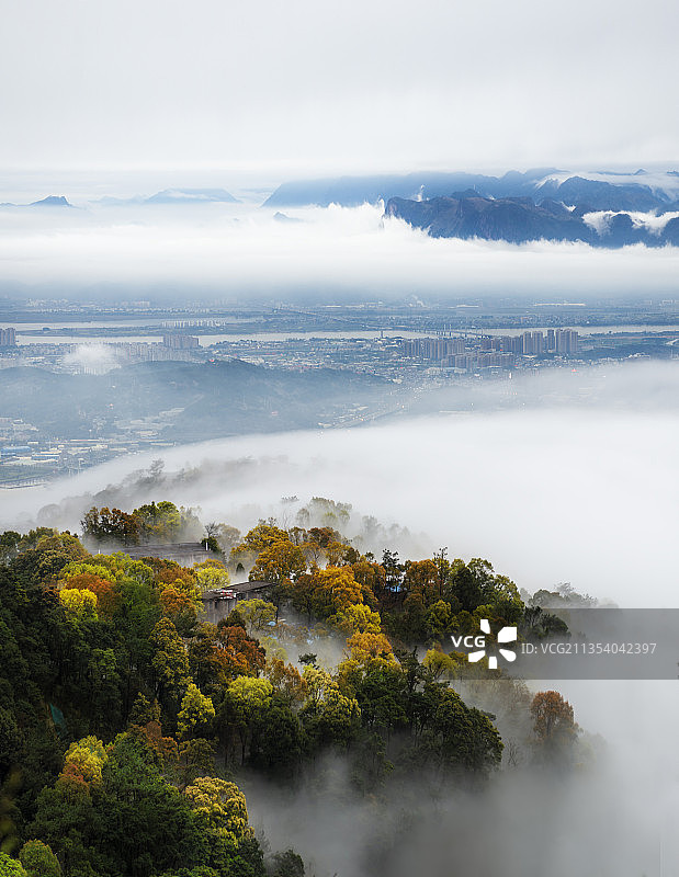 鼓山云海图片素材