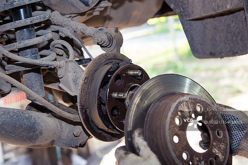 摩托车轮胎特写图片素材