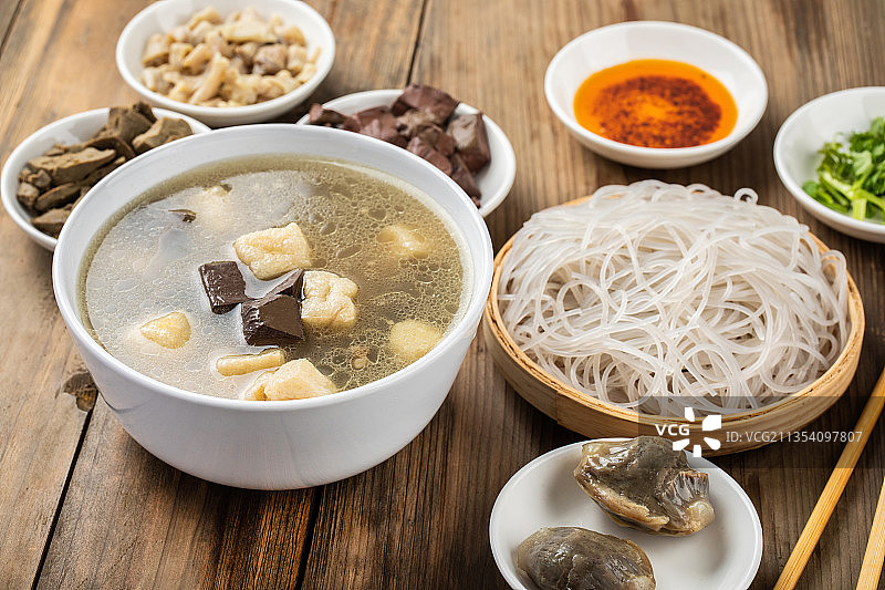 南京鸭血粉丝汤图片素材