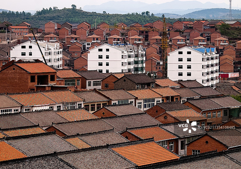 晋城陵川县城民居图片素材