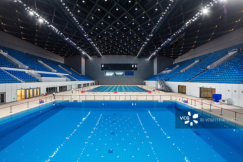 杭州奥体游泳馆图片素材