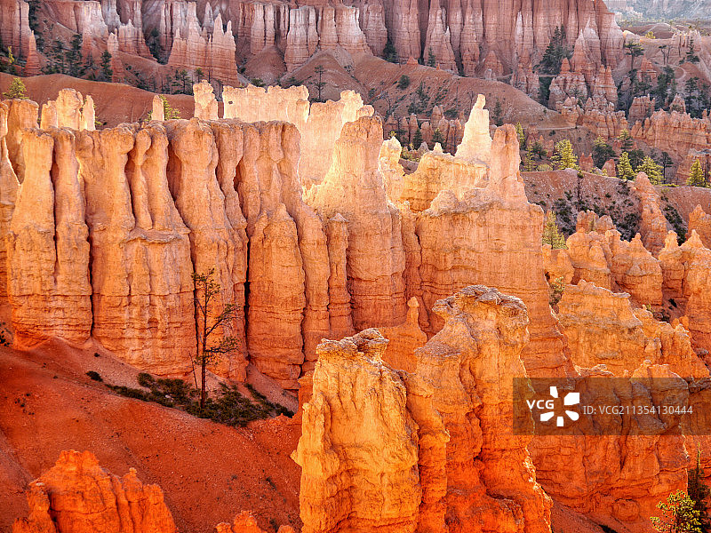 犹他州加菲尔德县的岩层景观，美国图片素材