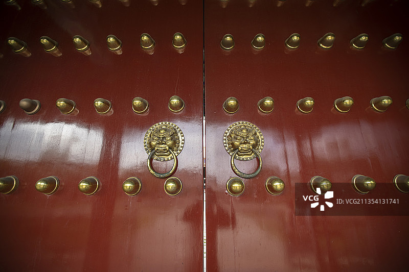 门，门环，把手，中国文化，红色，传统文化图片素材