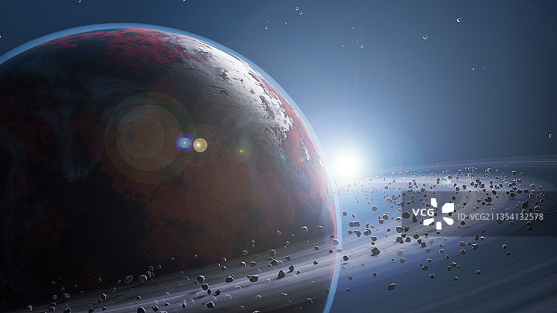 3D渲染高清宇宙星球插图图片素材