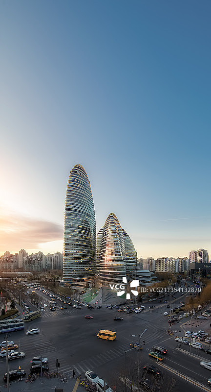 高视角望京SOHO图片素材