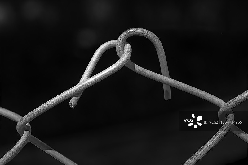 印度科代卡纳尔铁丝网特写图片素材