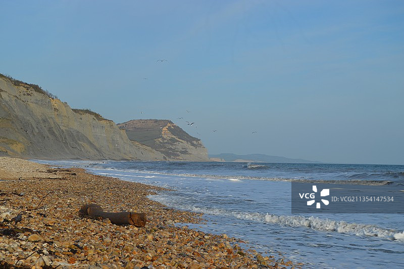 英国德文郡海景图片素材