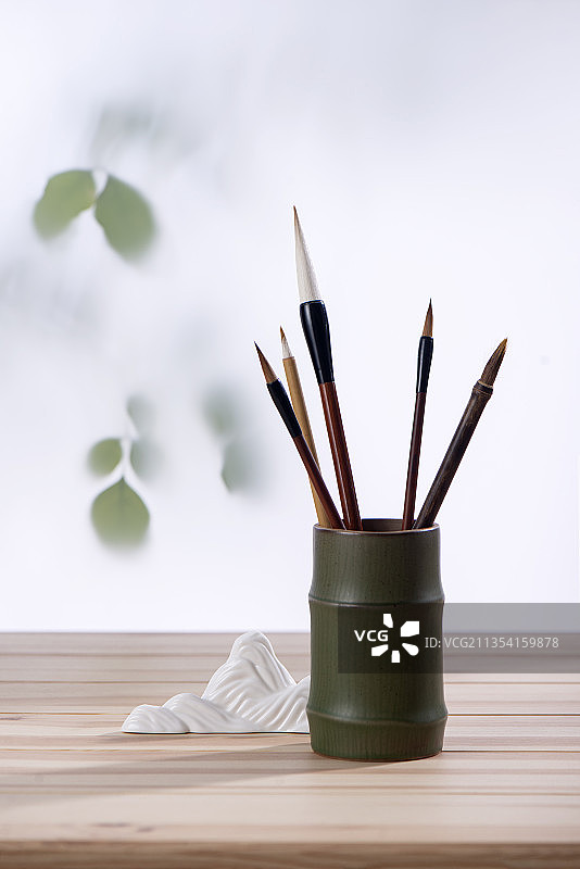 毛笔，书法，文房四宝图片素材