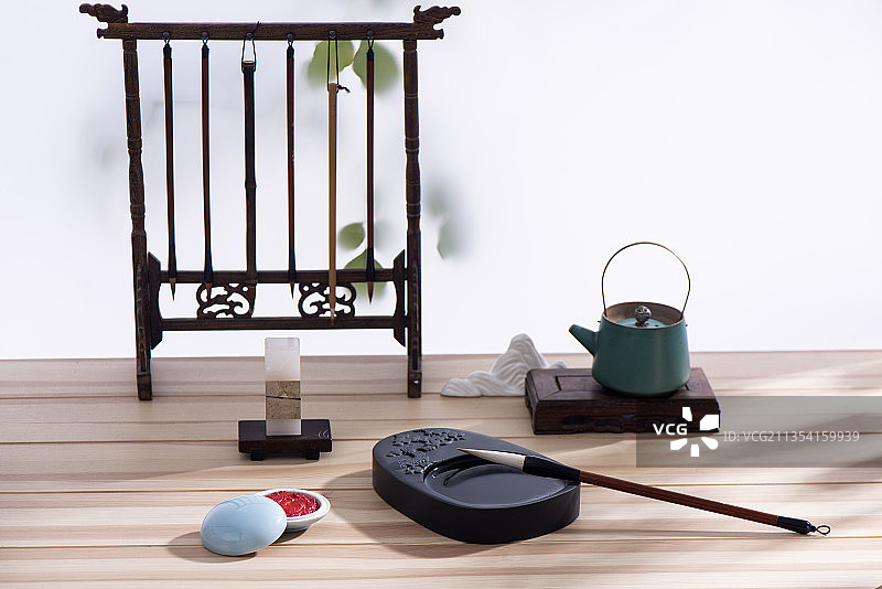 毛笔，书法，文房四宝图片素材