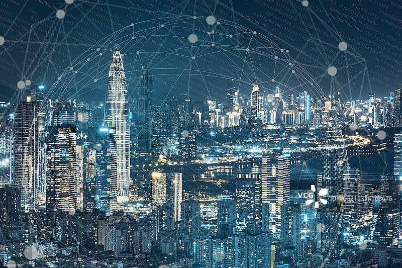 深圳粤海街道创新智慧城市图片素材