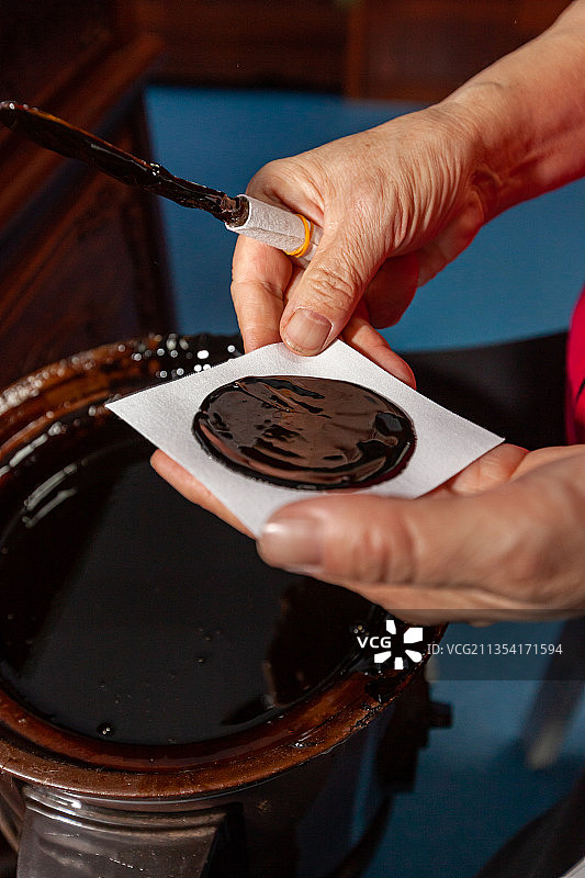 中医琥珀膏药图片素材