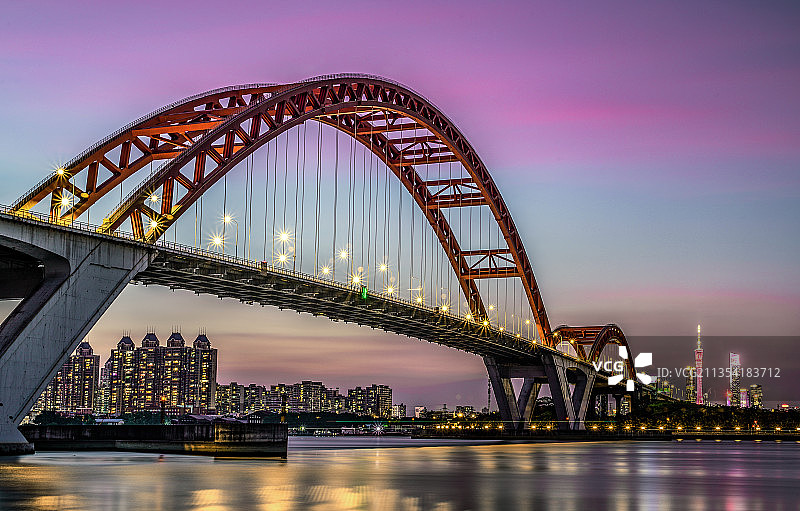 广州新光大桥图片素材