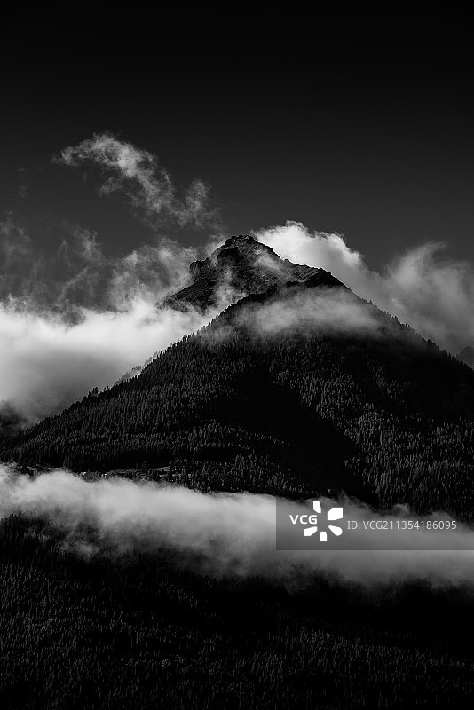 法国火山山景图片素材