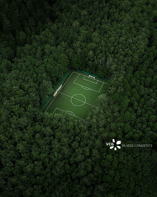 俄罗斯足球场鸟瞰图图片素材