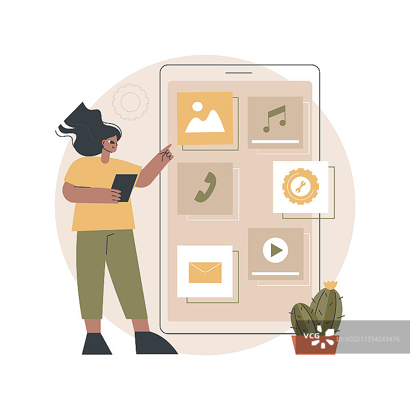 原生APP抽象概念图片素材