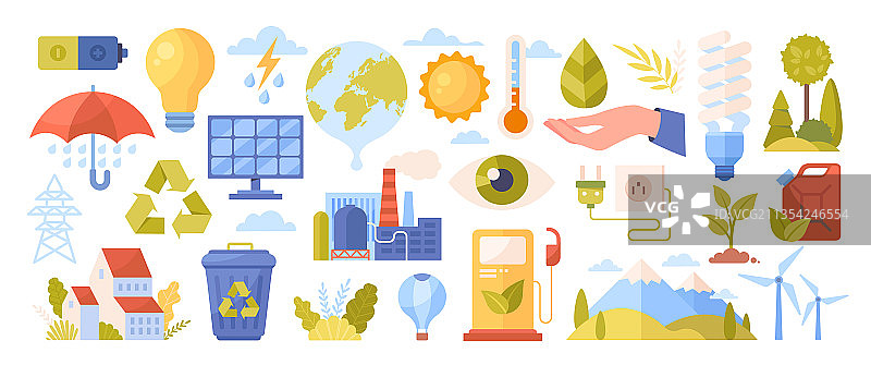 生态图标合集图片素材