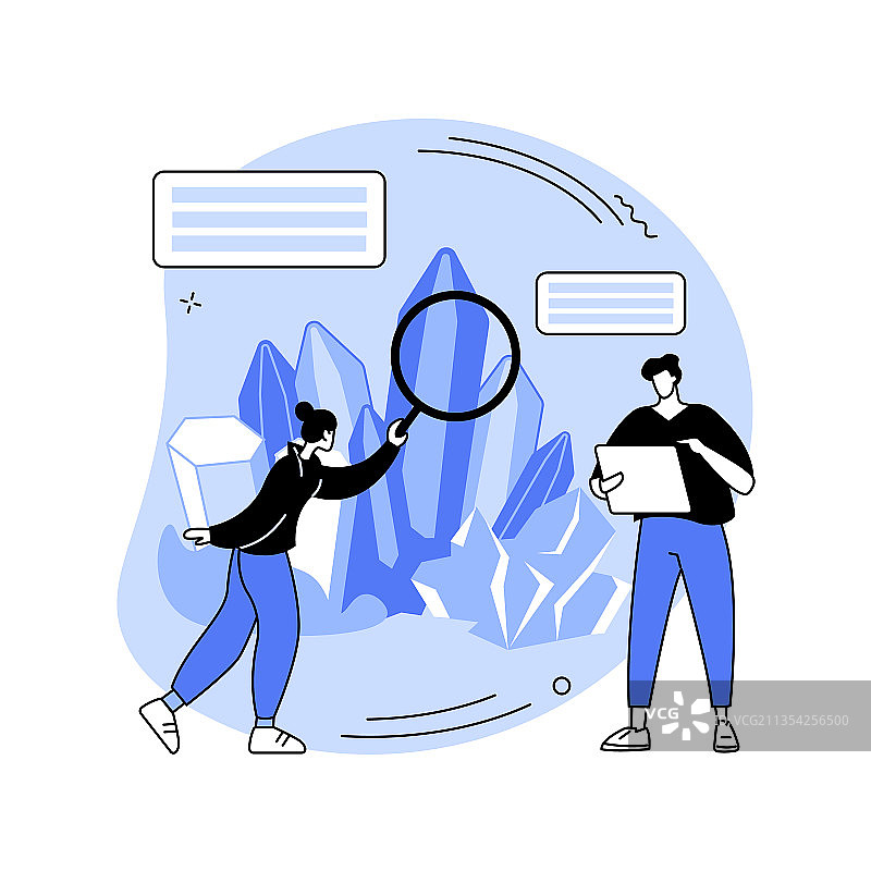 矿物学抽象概念图片素材