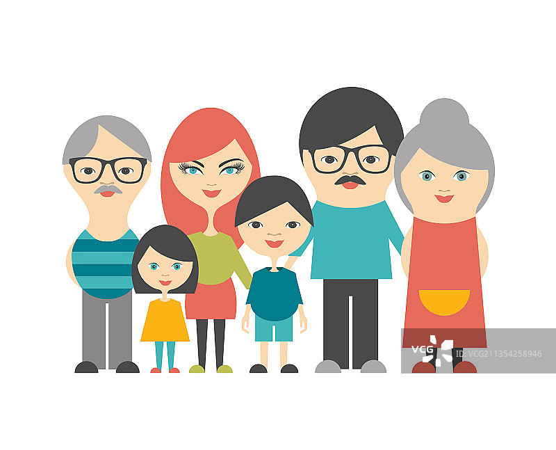 多代同堂的家庭图片素材