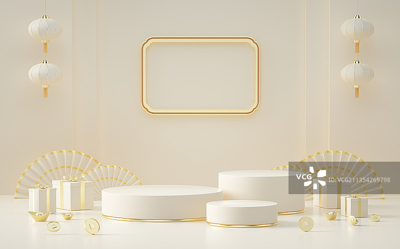 产品展台三维图形喜庆节日背景图片素材