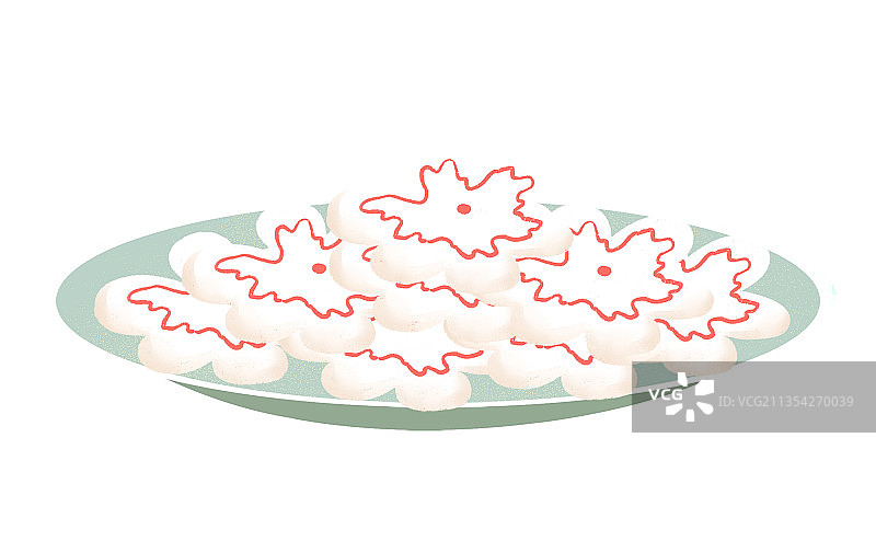 年俗春节上坟请祖上大供馒头花卷图片素材