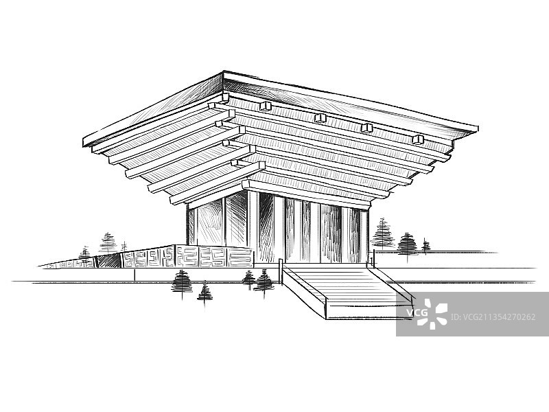 中国馆图片素材