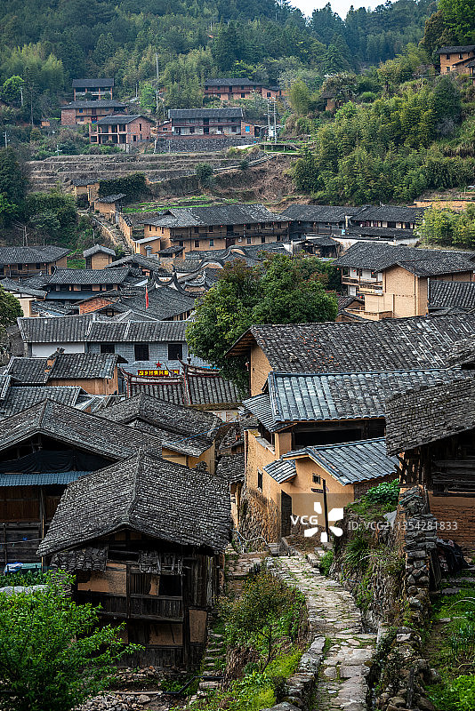 福建省尤溪县桂峰村古民居图片素材