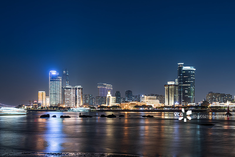 厦门城市夜景图片素材