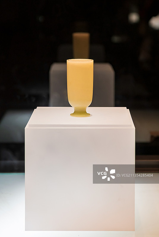 河南洛阳博物馆五大镇馆之宝——白玉杯（曹魏）图片素材
