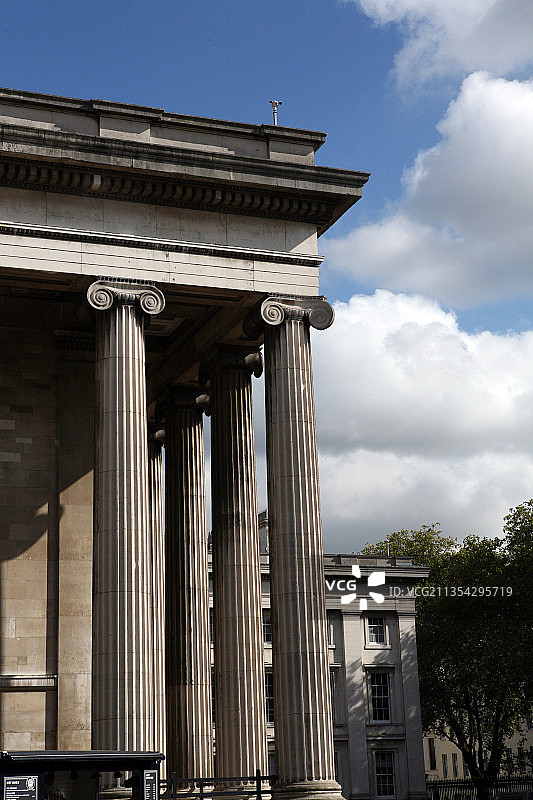 英国伦敦大英博物馆建筑外观图片素材