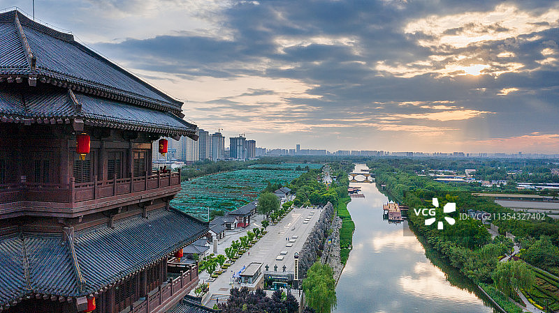 西安汉城湖风景区图片素材