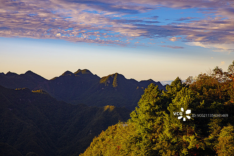 国贵州毕节市大方县油杉河风景名胜区马鬃岭景区风光图片素材