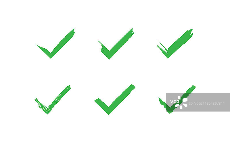 对勾图标投票符号图片素材