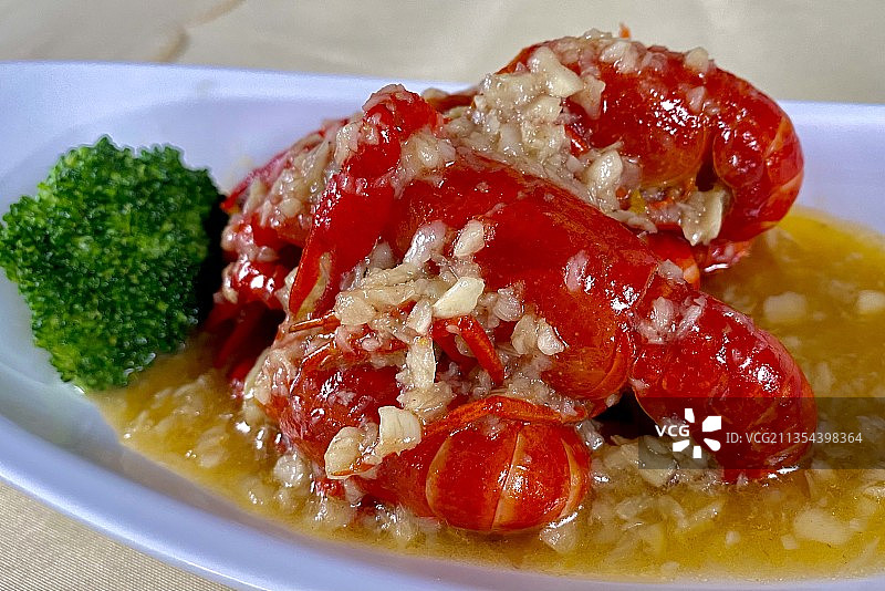 蒜蓉小龙虾图片素材