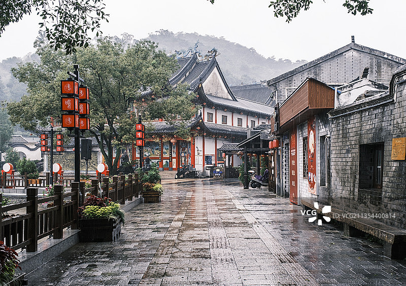 平阳鸣山古村之一图片素材