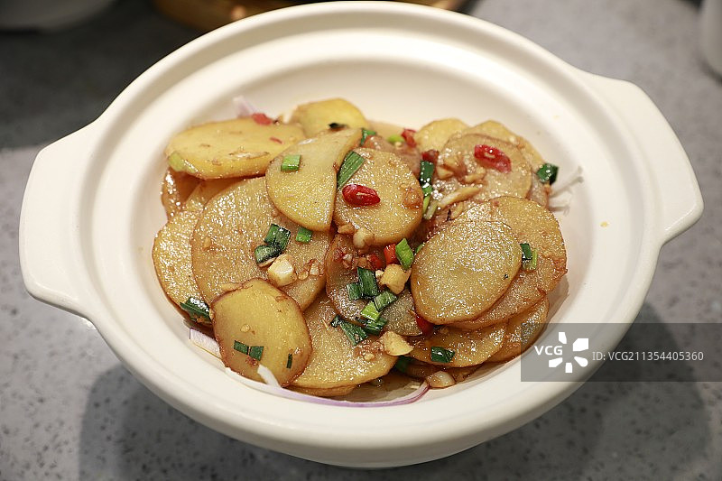 砂窝土豆片图片素材